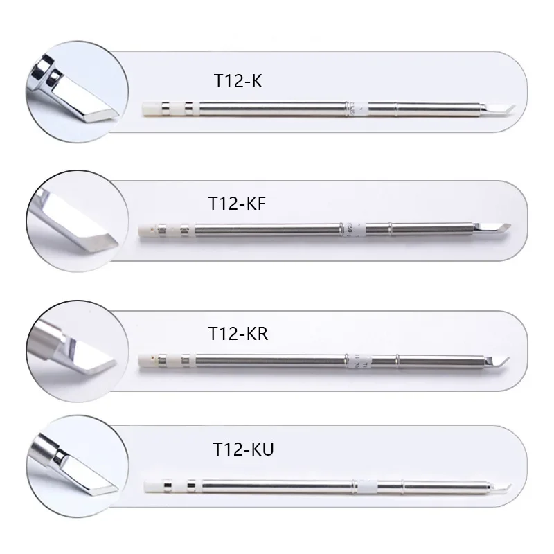 Pointes de fer à souder électriques pour Hakko, Analyste de station de soudage bricolage, T12, K, B, B2, BC2, I, ILS, JL02, D24, KF, fx951, 952,