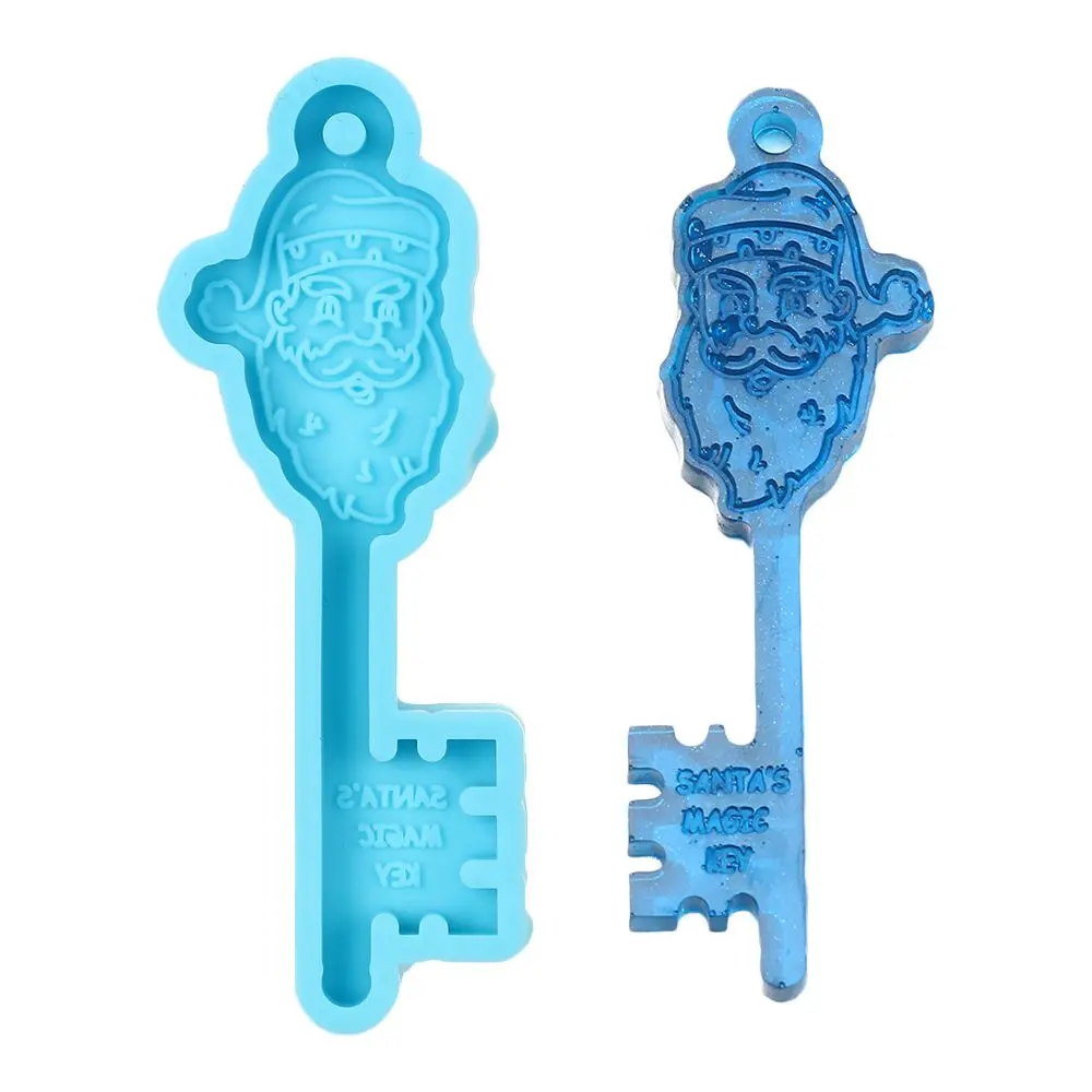 

Ювелирные изделия DIY ремесла силиконовая форма для ключей Санта-Клауса форма для ключей эпоксидная смола кристаллическая форма