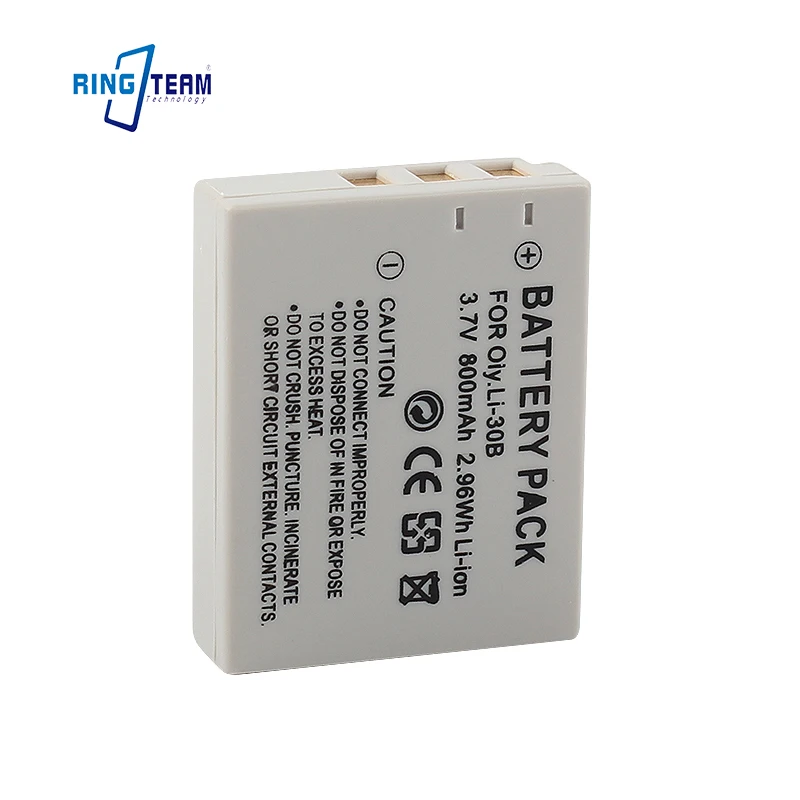 

Li-30B Li-ion Rechargeable Battery 3.7V 650mAh Replacement for Olympus u-mini/Stylus Verve Cameras