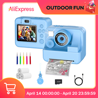 New Bee Kids Camera Instant Camera 1080P HD Dual Lens Selfie Digital Camera Print for Girls Boys Christmas Birthday Gifts Toys