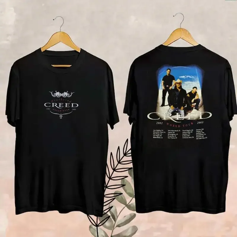 Creed T Shirt Band Rock World Tour 2002 03