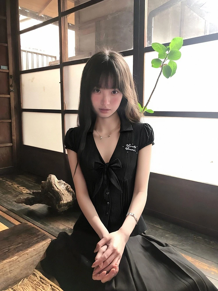 

Корейский летний женский топ с завязками на талии, укороченный, облегающий, в стиле Pure Desire Spicy