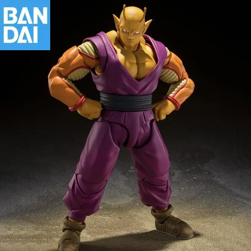 Genuino Bandai S.h.figuarts Dragon Ball naranja Piccoco Pvc figura de acción modelo Original coleccionista estatuilla juguetes adorno de escritorio