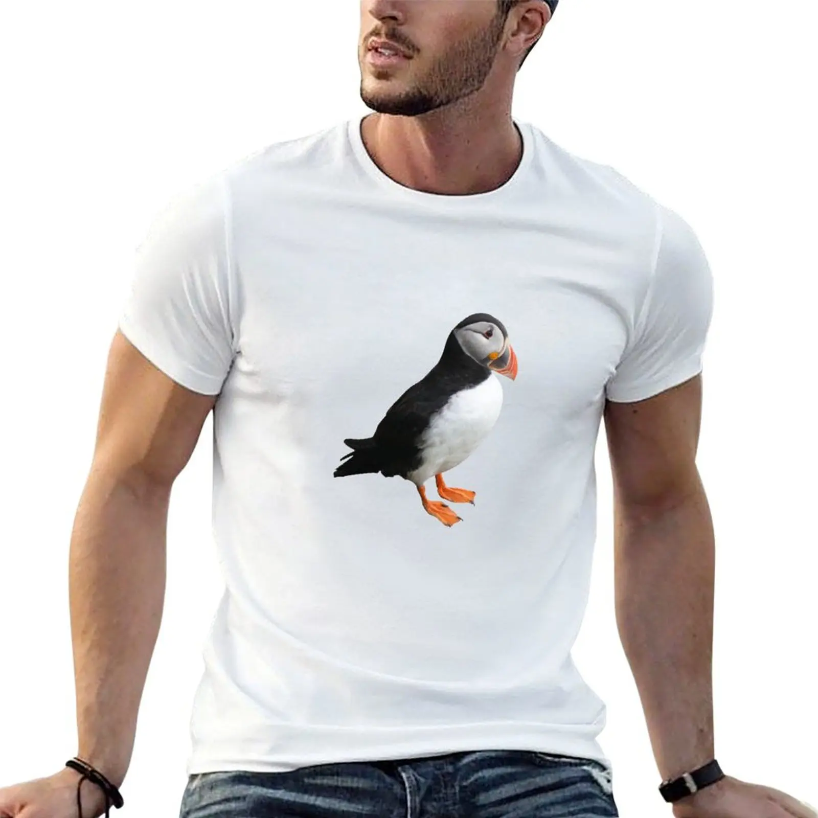 Puffin T-Shirt Simple Graphic Design T-Shirt