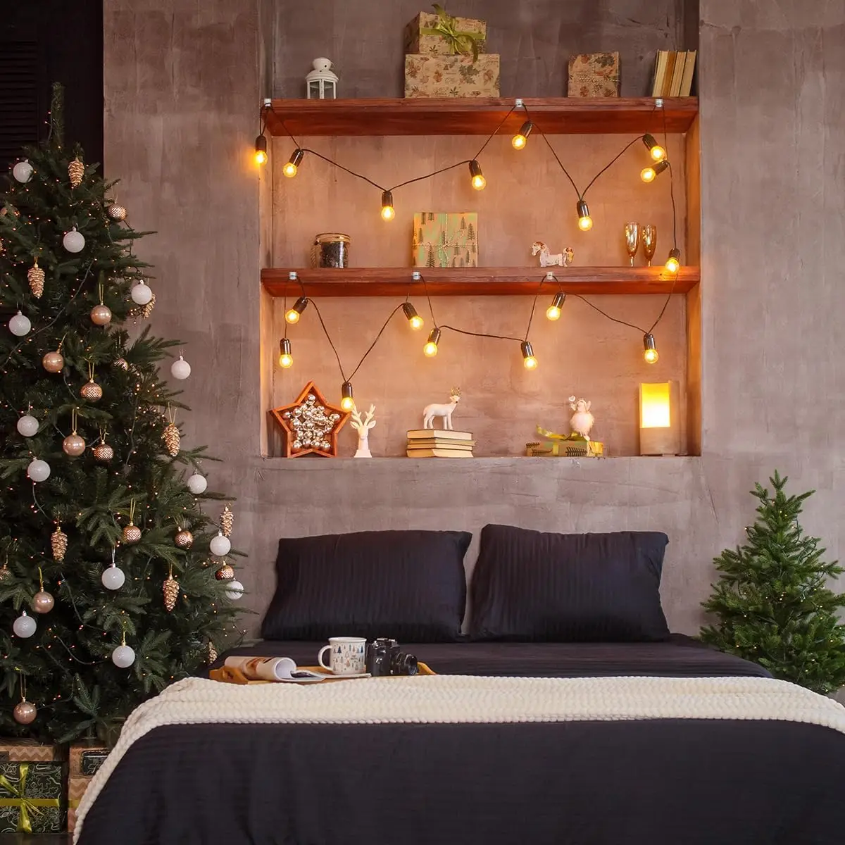 50/100 Stück Lichtclips, Haken für Weihnachtsbeleuchtung im Freien, Clips, Drahthalter zum Aufhängen von Lichtern, Wandkabel, Lichterketten – Detail 2