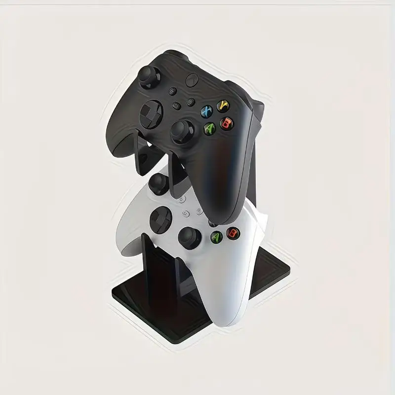 1PC Dual-Layer Game Controller Stand Holder Display Rack Organizer For Desktop TV Gaming Room Accessories Universal view 4