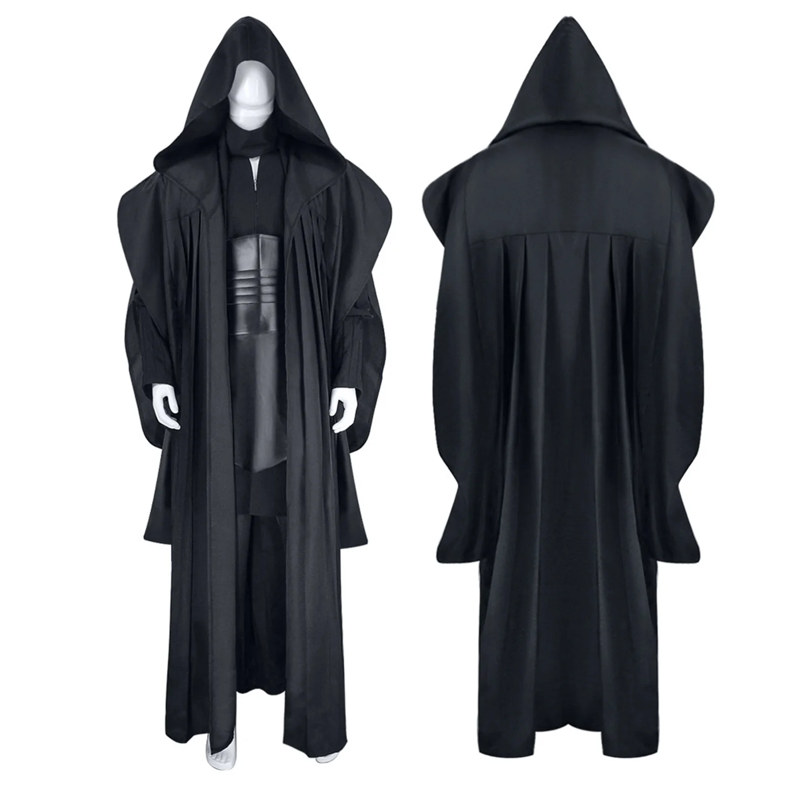 

Movie Darth Maul Cosplay Costume Unisex Cloak Tunic Robe Fantasy Male Adult Halloween Carnival Performance Suit Cothes ﻿