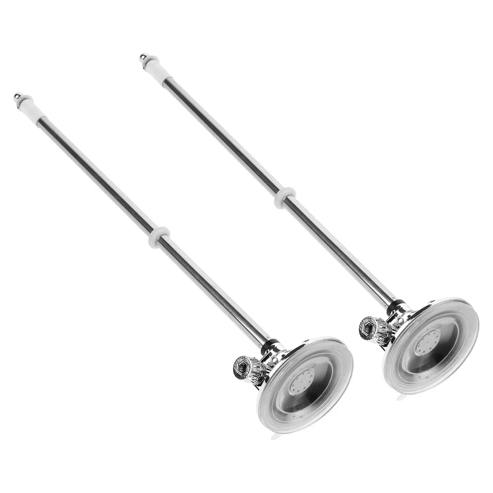 

2pcs Suction Cup Flagpole Mount Bracket Stand Durable Reliable Easy Installation Various Flags Decorative Effect Car Window Flag