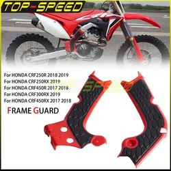 Motocross Dirt Bike Enduro Frame Guard For Honda CRF250 CRF450 R RX 2017 2018 2019 Frame Protector Cover CRF250R CRF450R CRF300