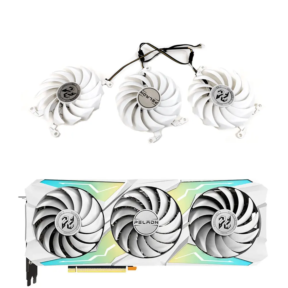 Original PELAND RTX 3080 BAIKAI 10G GDDR6X GPU fan suitable for PELAND RTX 3080 3080TI BAIKAI 10G graphics card cooling fan