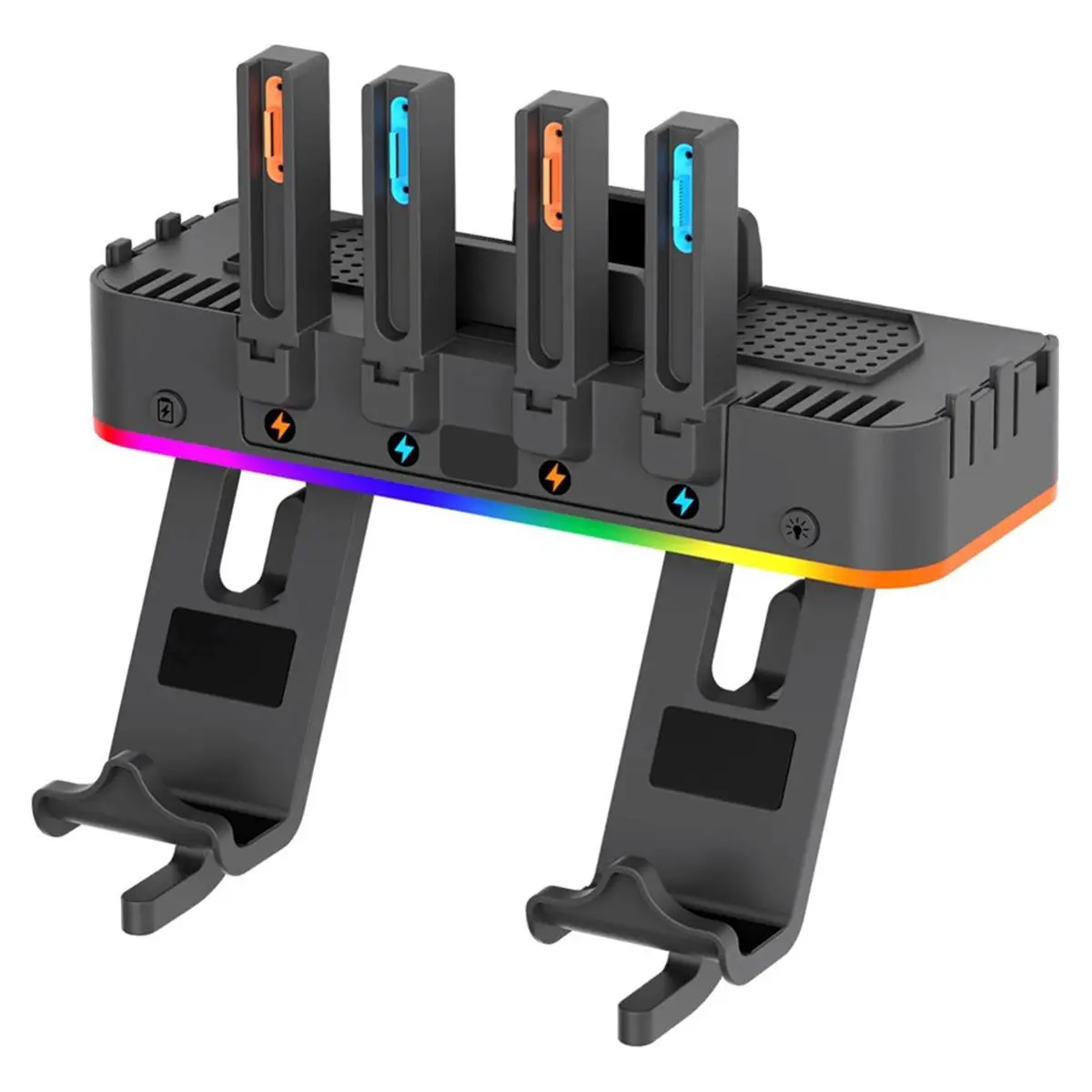 Promotion RGB Wall Mount for Switch 1/2 Multifunctional Wall Holder RGB Lighting Controller Charging Storage Hanger PG-SW2047
