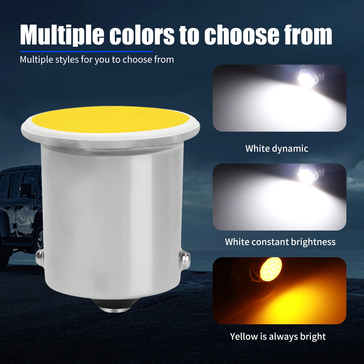 10/20/50 قطعة PY21W 1156 Ba15s لسيارة LED لمبات بدوره مصباح إشارة 12 فولت COB 6000 كيلو الأبيض ستوب ضوء احتياطية عكس مصباح إيقاف السيارة DRL