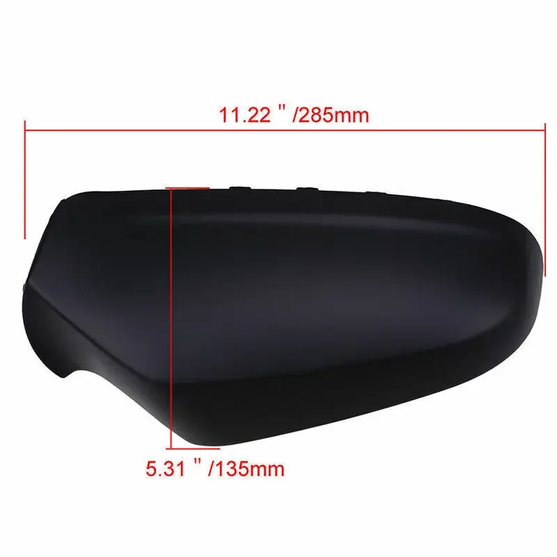 For Opel Vauxhall Astra H 2004-2009 Car Rearview Replacement Side Mirror Cover Wing Cap Exterior Door Case Trim Gloss Black Auto