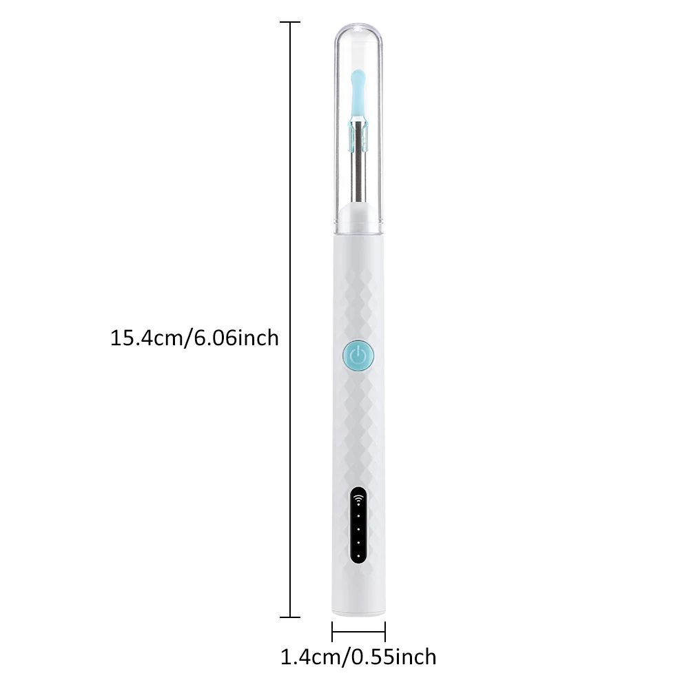 Smart Visual Ohr reiniger Set mit Kamera 1080p Ohr stöpsel Ohrenschmalz entfernungs werkzeug WLAN-Verbindung HD LED-Lichter Ohr stöpsel Endoskop – Detail 10