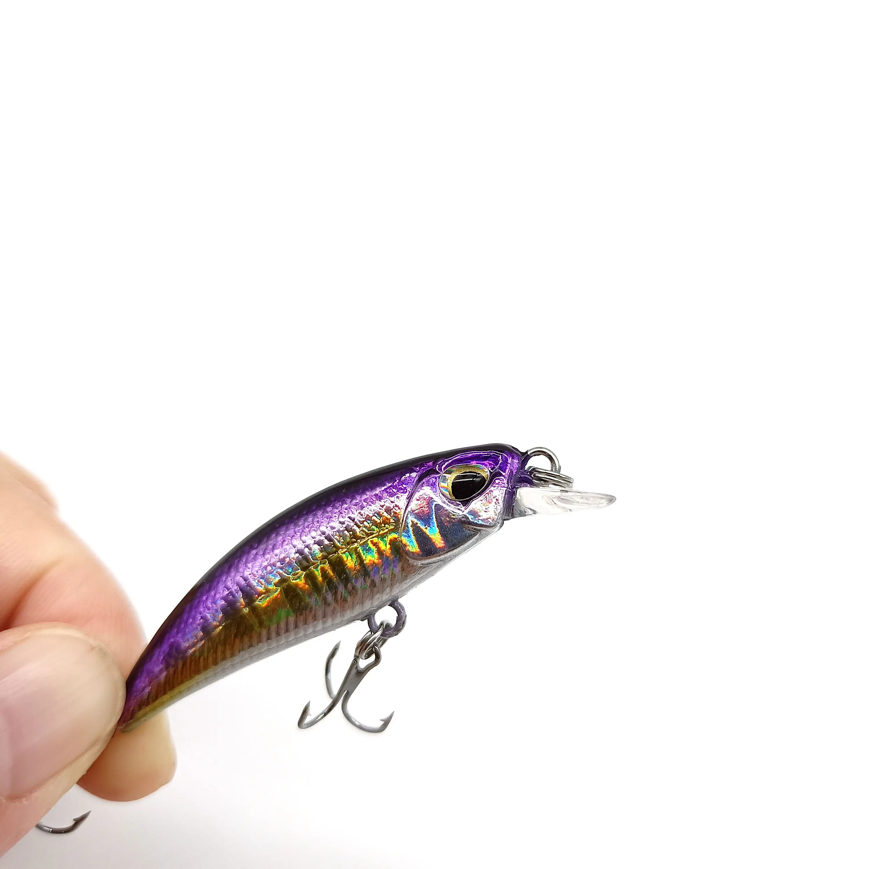 DUODUOYU 1PCS Mini Sinking Minnow Angeln Lockt 3g/55mm Künstliche Kunststoff Harten Köder Wobbler Angeln Tackle – Detail 10
