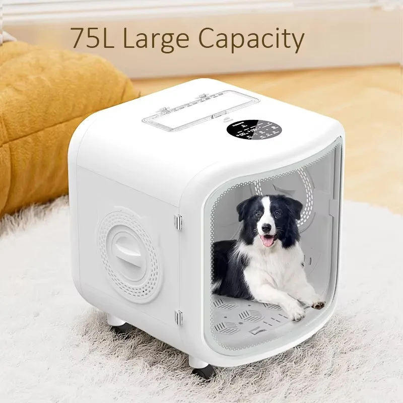 2026 Luxury Pet Grooming Hair Dryer with Quick Drying Design Automatic ABS Dryer Room for Bathroom Use