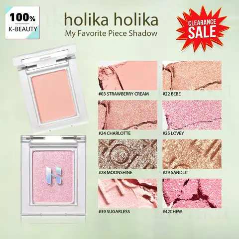 [ClearanceSale] HOLIKA My Favorite Piece Shadow, Creamy, Natural Glow & Long-Lasting, Smooth Dab, K-Beauty, Korean Makeup