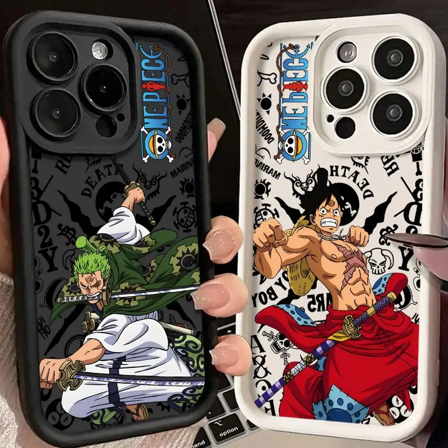 Cool Luffys Zoro Phone Case for Motorola Moto Edge 70 G86 G56 50 G35 G05 G34 G75 G PLAY G85 60 Neo Fusion Stylus Pro Ultra 4G 5G - view 2