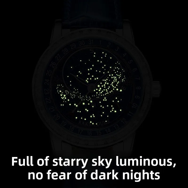 Nuovo orologio meccanico da uomo bello di lusso, tendenza classica, orologio al quarzo da studente semplice, automatico, impermeabile