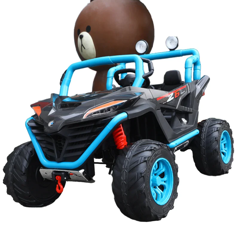 

Children's Riding Tools Wholesale 12v Battery Rechargeable Large Size Two-seat Off-road Children's Riding 5-7 Year Old Girl