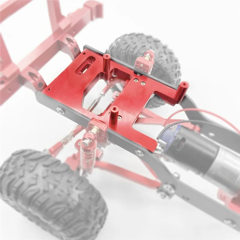 DELAM-Metalen Servo Beugel Crossbeam Set Voor WPL C14 C24 B14 B24 MN D90 MN99S RC Auto Upgrades onderdelen Accessoires