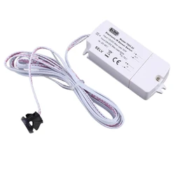 12V 60W Led Dimmable Sensor Switch Hand Wave Dimmer Touch Switch 110 Degree Sensing for Kitchen Cabinet LED Lights B03E