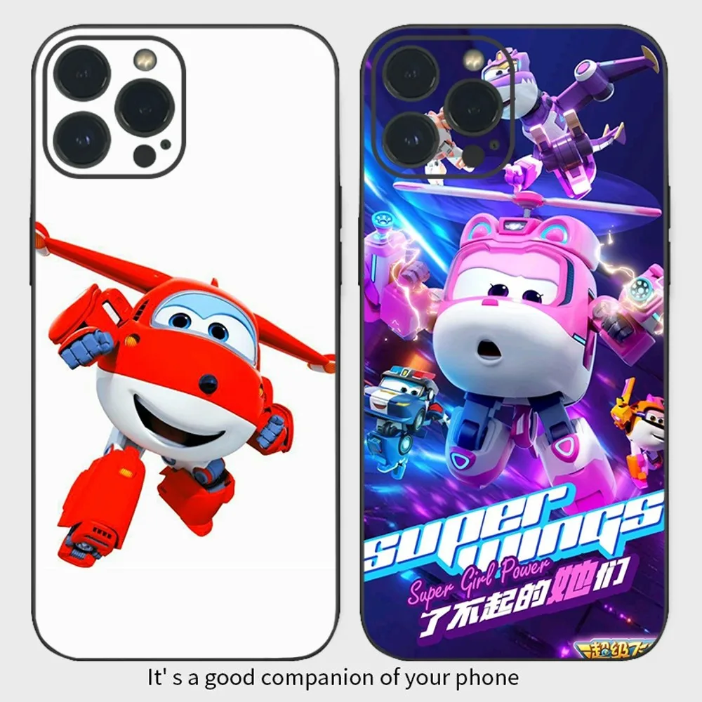 S-Super W-Wings Phone Case For IPhone16 15 14 13 12 Mini 11 Pro XS Max X XR SE5 6 7 8 Plus Soft Silicone Cover