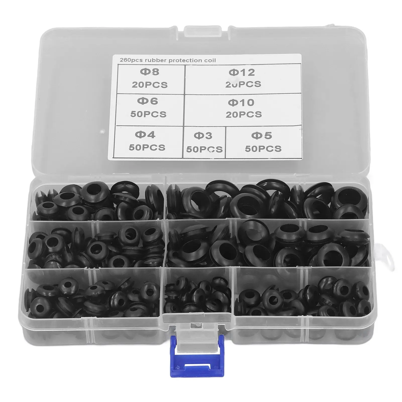 260Pcs O Rings Assortment Kit Nitrile Rubber Sealing Gasket Washers for Air Plumbing Fuel Injector