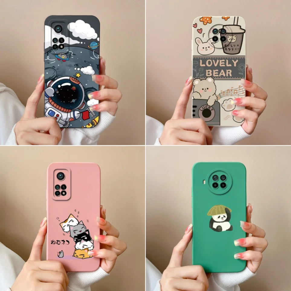 Funda de teléfono para Xiaomi Mi 10T 10TPro 10T Lite, Funda de astronauta, Funda de silicona suave para Mi 10T Pro, Funda 10TLite, Fundas Mi10T