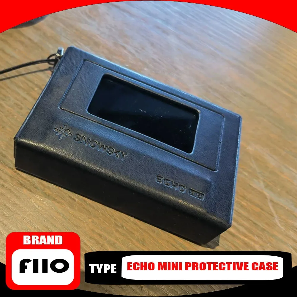Fiio Echo Mini Protective Case Music Player Portable Leather Cases MP3 Player SnowSky Echo Mini Portable Retro PU Leather Cases