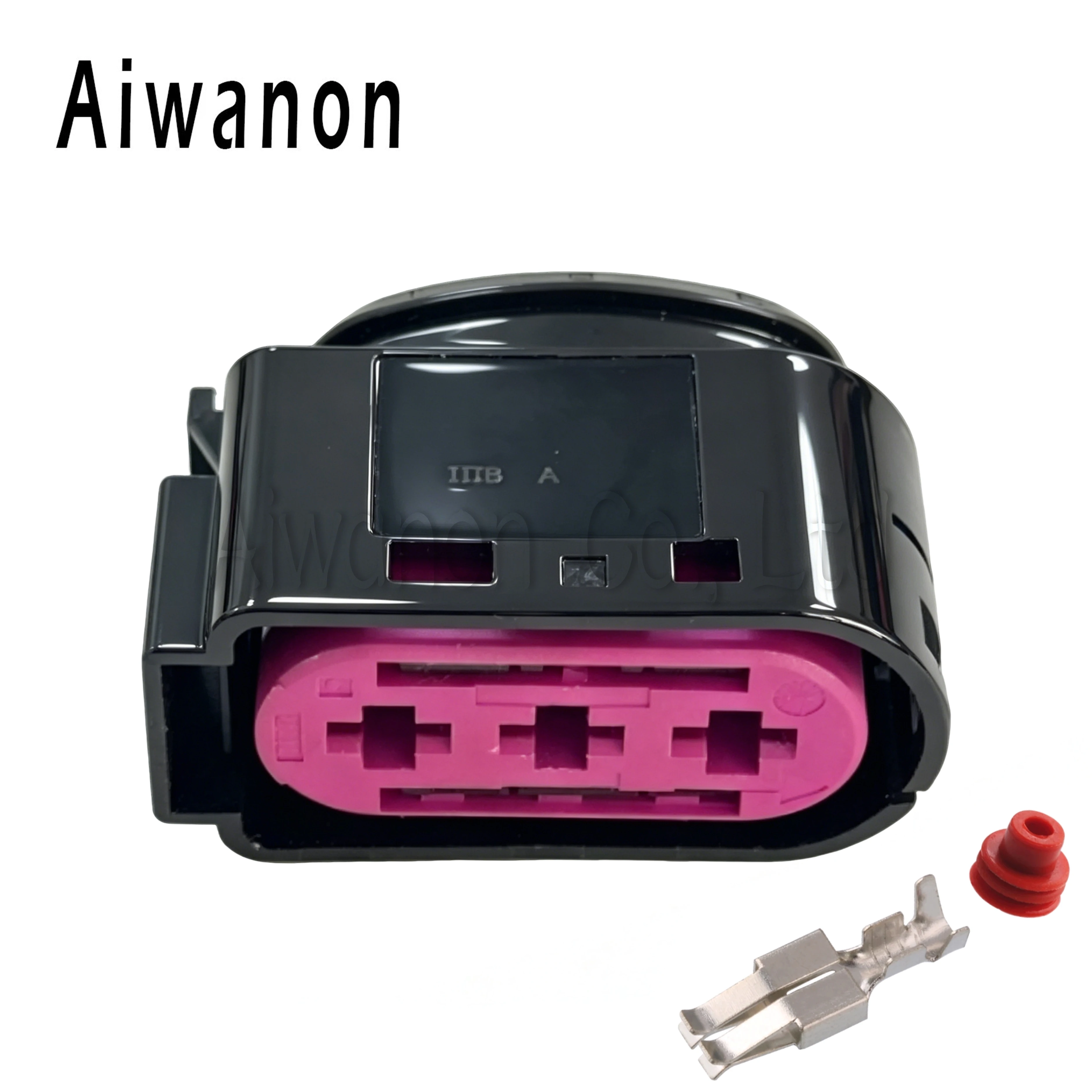 

1 Set 3 Pin 1J0937773 Auto Battery Box Electrical Connectors Waterproof Female Wire Harness Plug Pigtail Adapters 1J0937617D