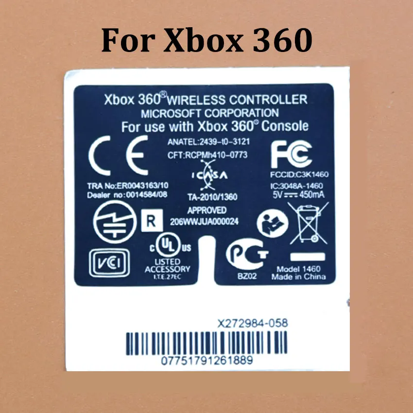 ChengHaoRan Para XBOX Série S/X Pele Adesivo Pele Para XBOX360 XBOX ONE Slim S Elite Alça Etiqueta Voltar Adesivo Controlador
