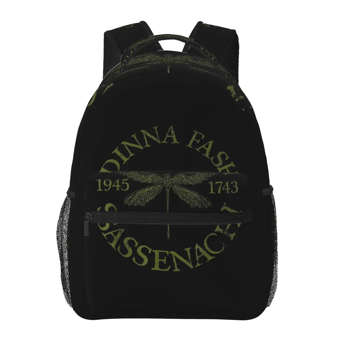 

Dinna Fash Sassenach Dragonfly Outlander Green Backpacks Boys Girls Bookbag Children School Bags Laptop Rucksack Shoulder Bag