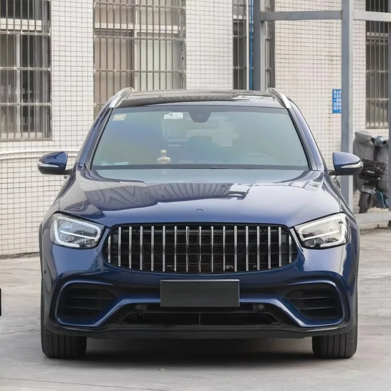 Factory Sale GLC63 Bumper for 2020-2023 GLC X253 Upgrade GLC63S AMG Bodykit Front Bumper Diffuser Tips