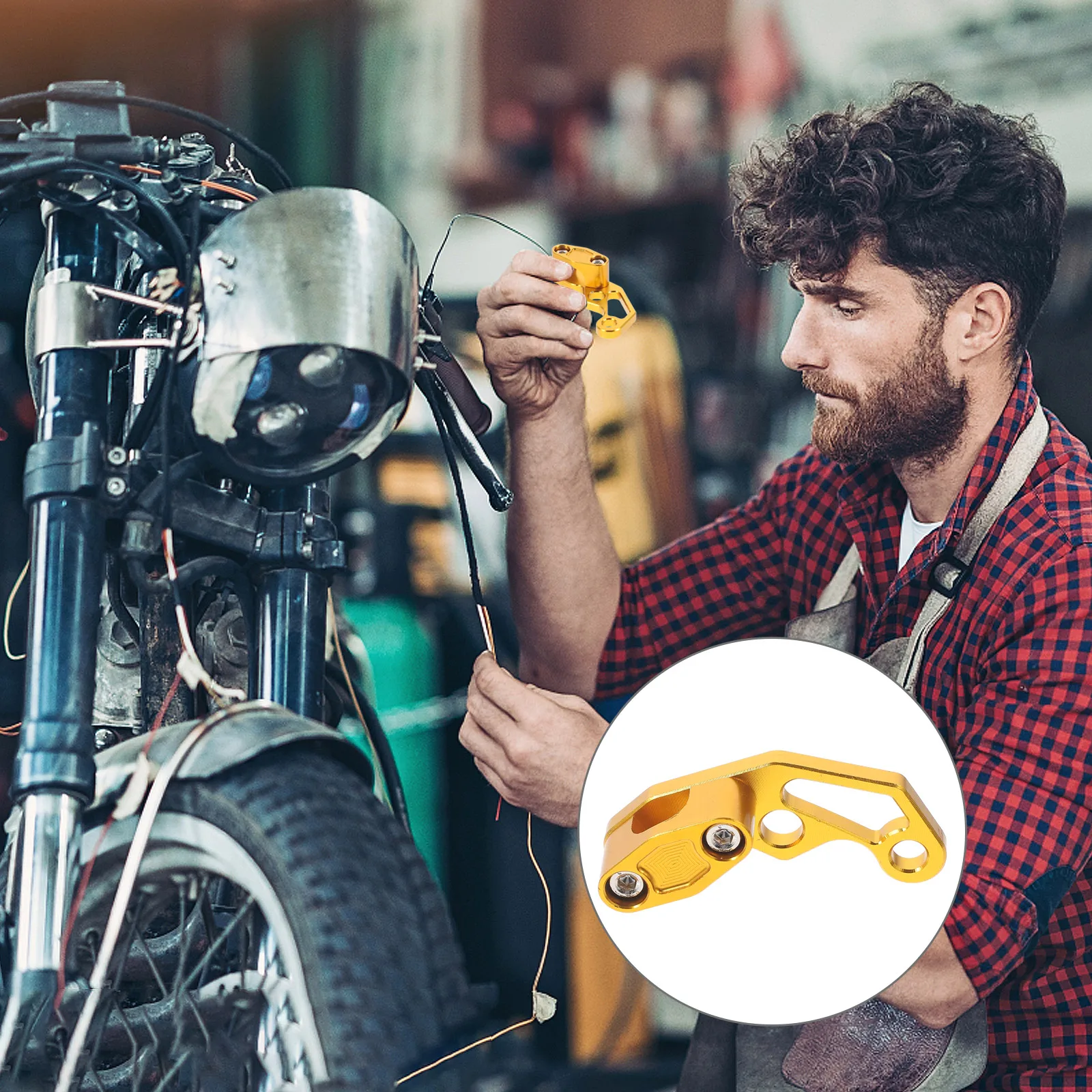 

Brake Line Motorcycle Aluminum Hole Line Clamp Motorcycle Alloy Oil Pipe Bracket For Reliable Wire Fixation Cable Mounting Clips