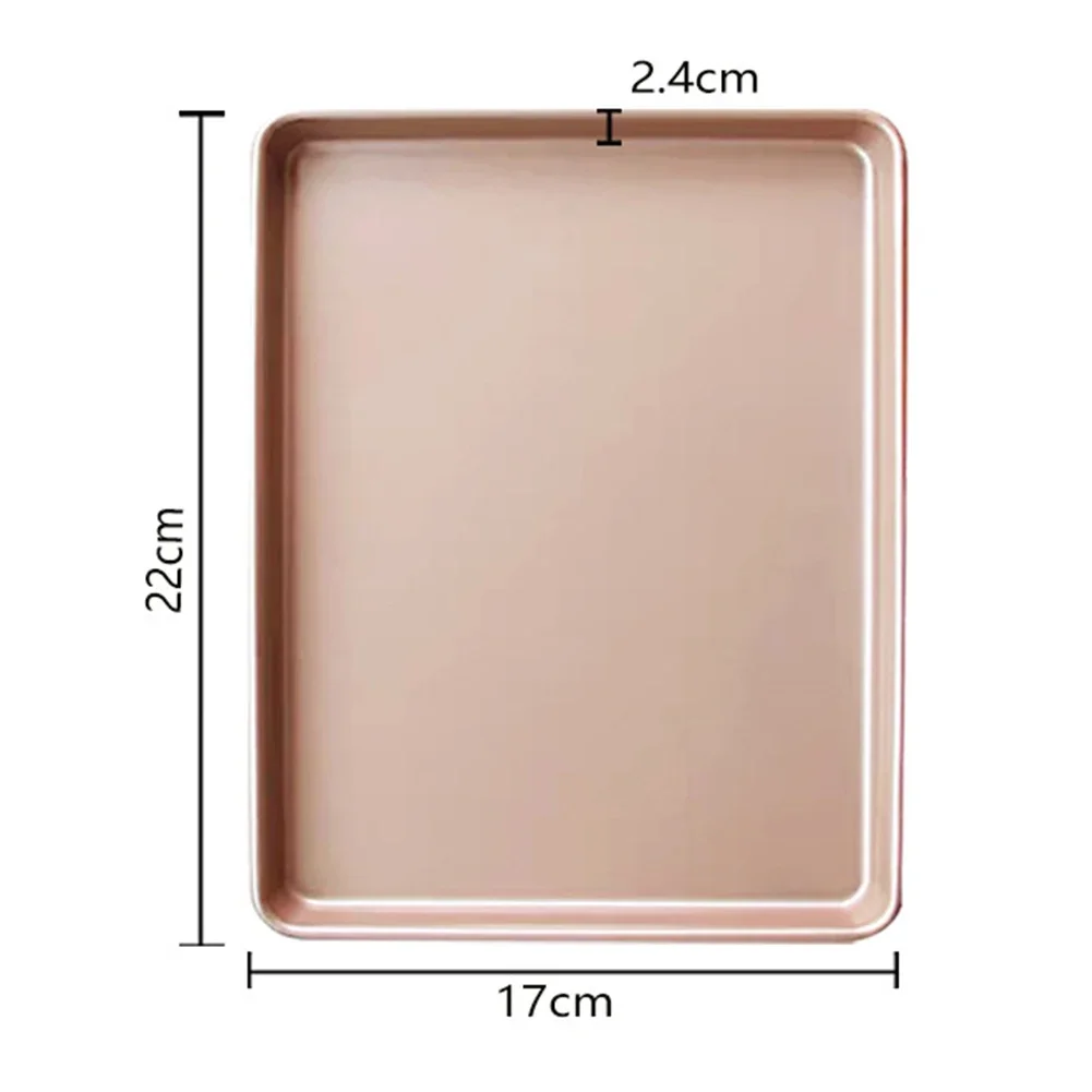 

High Quality 1pcs Brand New Baking Tray Roasting Pan Heat Conduction Safe Square Cake Tin Convenient Easy To Demold
