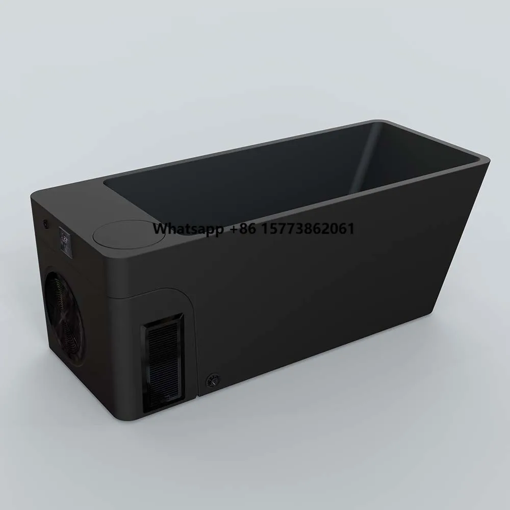 New Design White Black WiFi APP Control Ice Bath Tub Cold Plunge Recovery With Chiller All in One