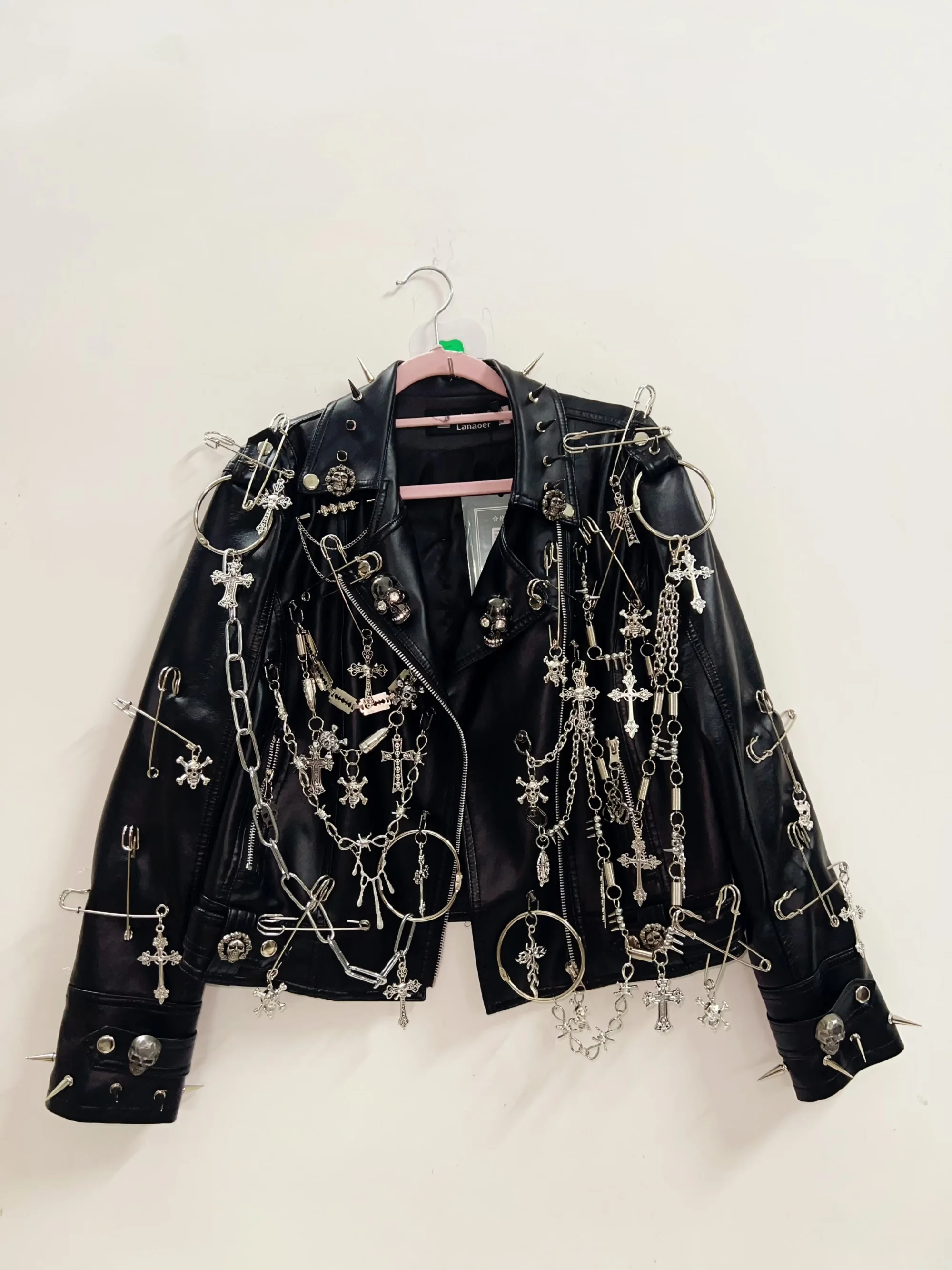 gothic clothes Gothic Jacket harajuku fashion Cross Jacket Skull