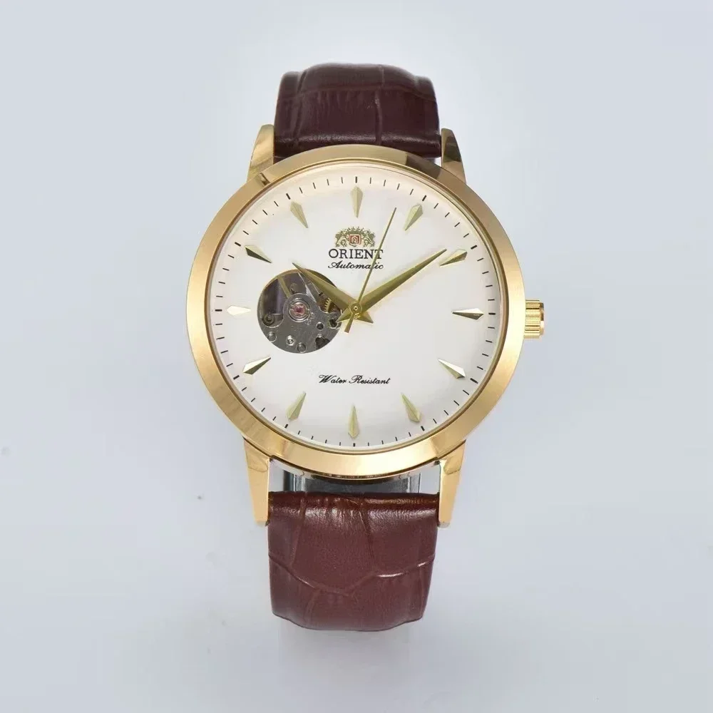 118A Store Automatic Mechanical Sport Unisex Orient Watches World Time Fully Functional Skeleton Dial Water Resistant