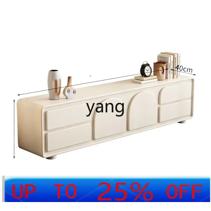 

LMM living room household floor-to-ceiling small apartment coffee table combination TV cabinet