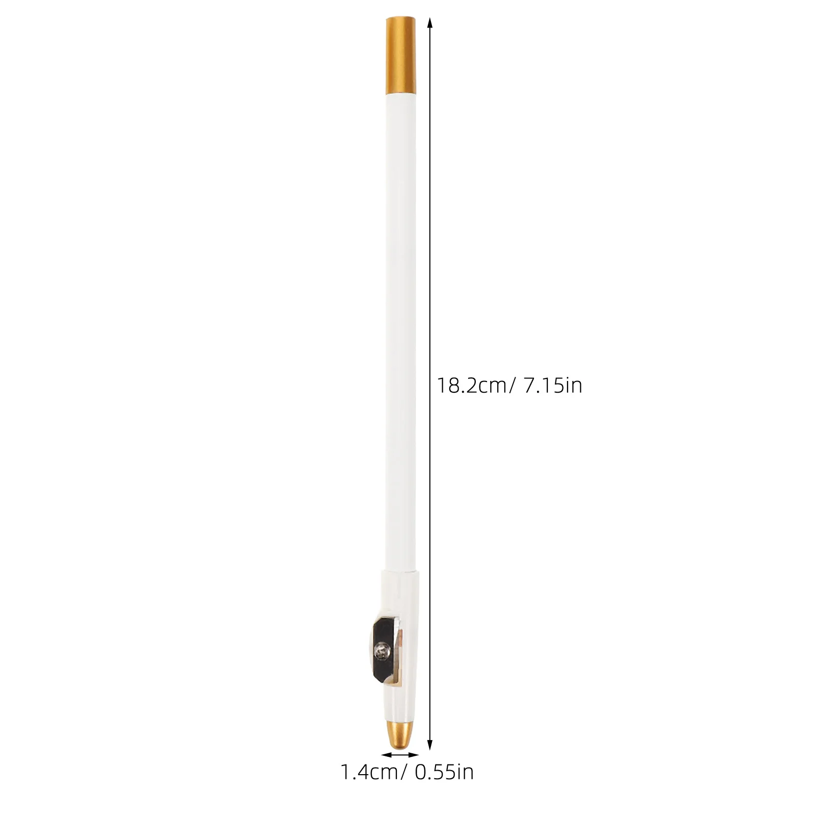 Crayon à sourcils en bois, longue durée, résistant à l'eau, stylo de maquillage pour forme de sourcils naturels, outil de maquillage pour femmes, 12 pièces