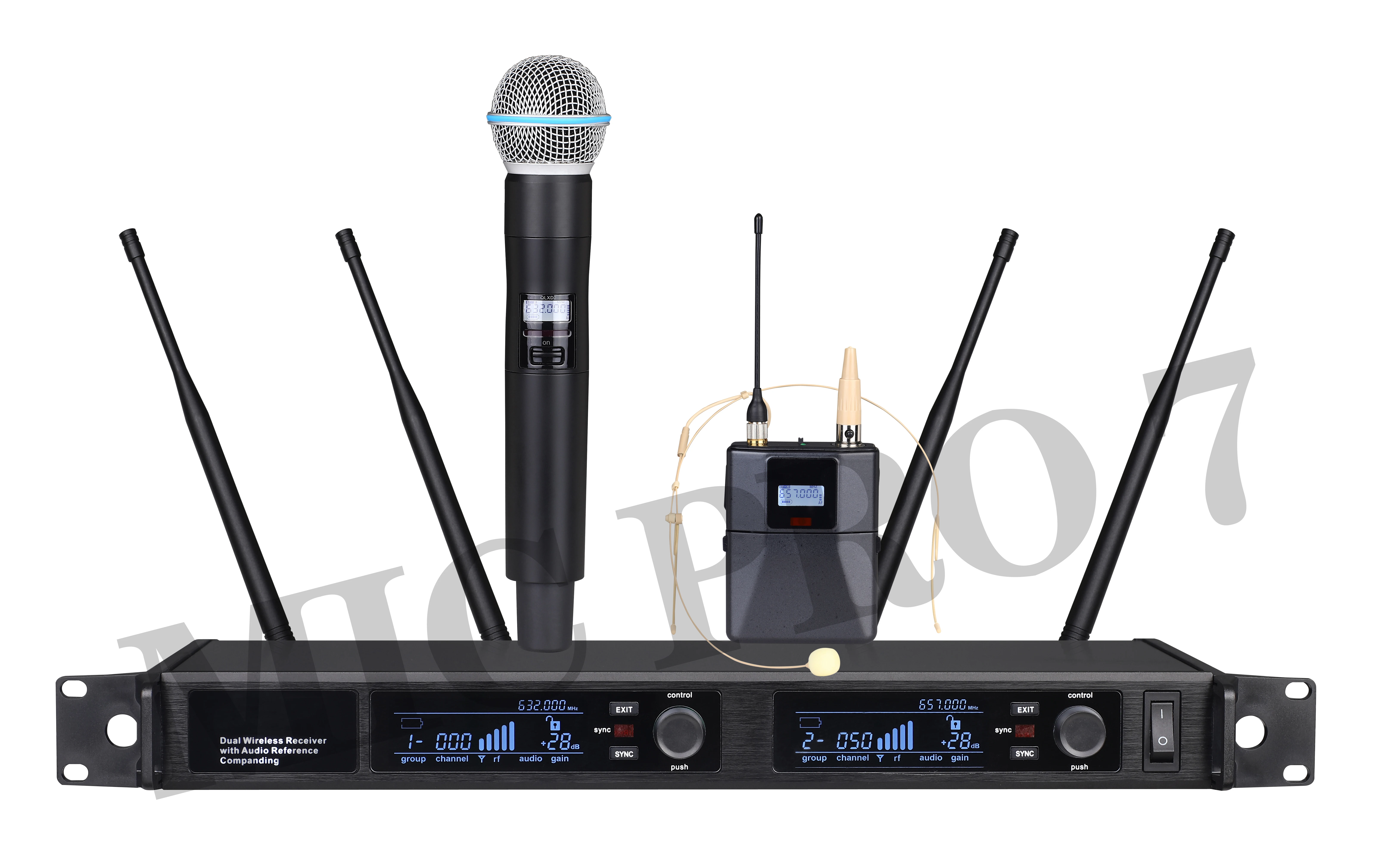 Microphone accessories QLX-24D B58-600 for Singing karaoke, church stage performance, conference room