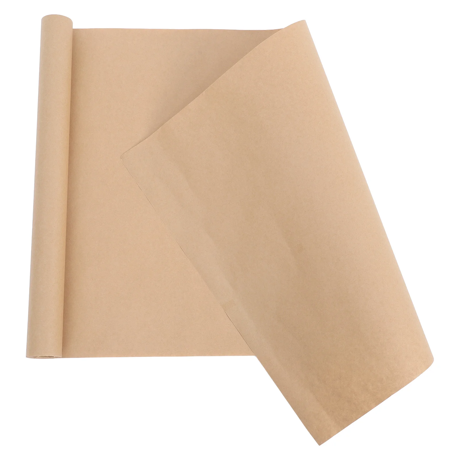 Brown Kraft Paper Roll For Bouquet Wrapping Diy Craft Vintage Large Paper Roll For Packing Shipping Table Covering Bouquet W