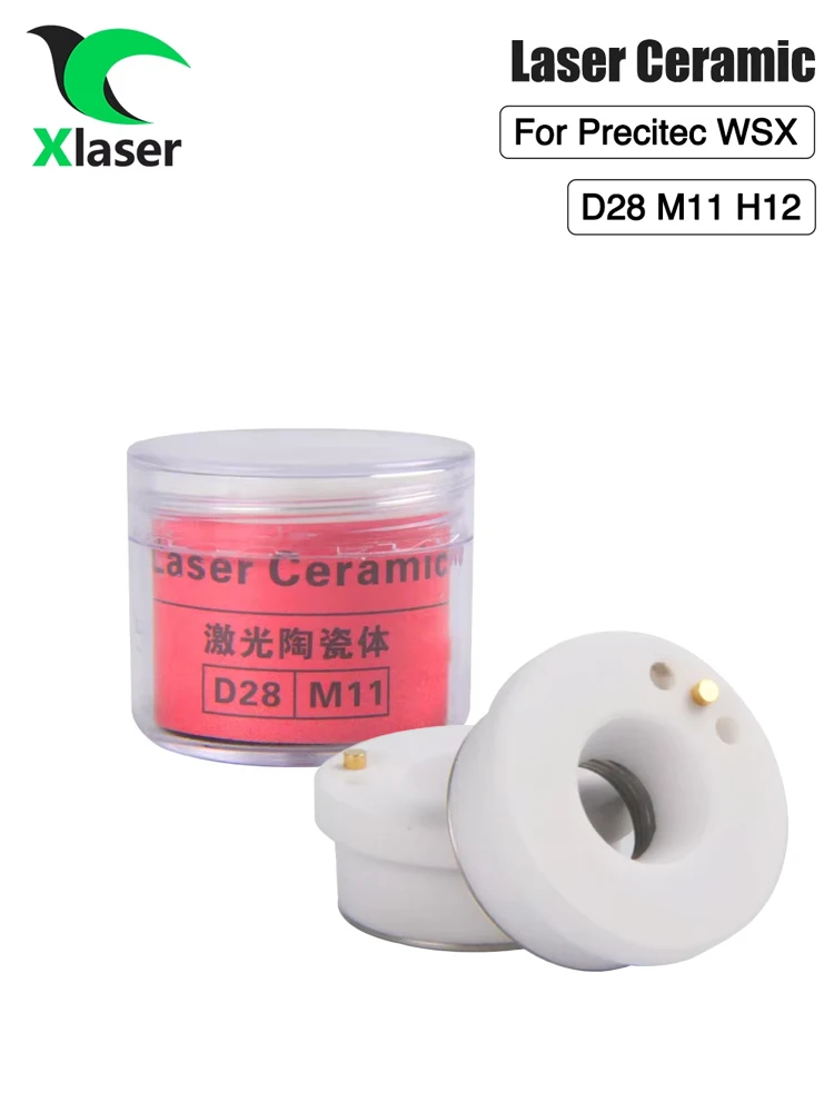 XLaser Laser Ceramic D28mm M11 Precitec WSX Raytools OEM Empower KT B2 CON YAG Fiber Laser Cutting Machine Head