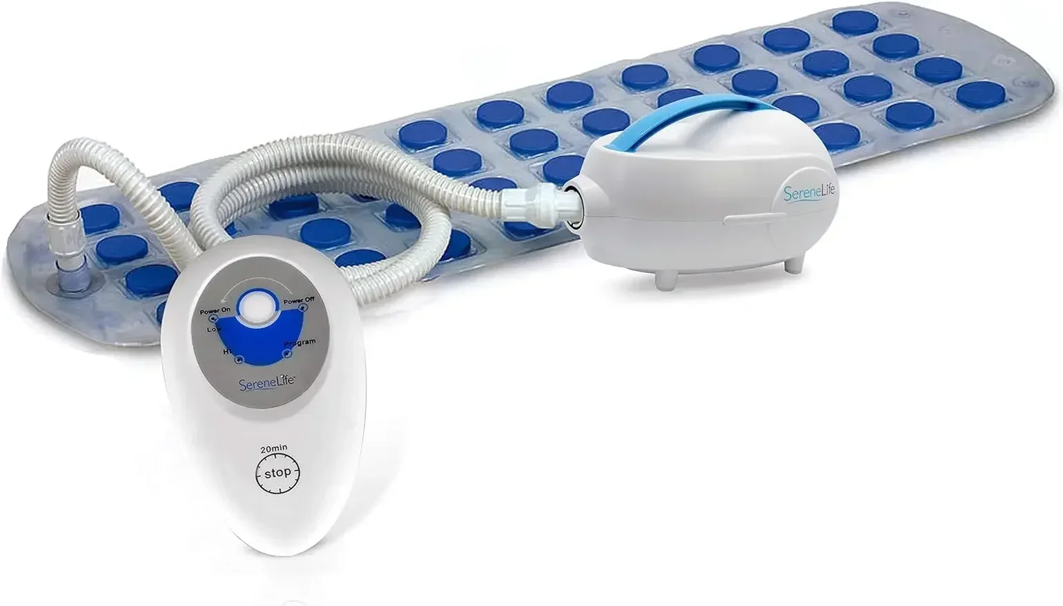 

SereneLife PHSPAMT24HT Therapeutic Bathtub Spa Mat Pad Massager with Built-in Heater and