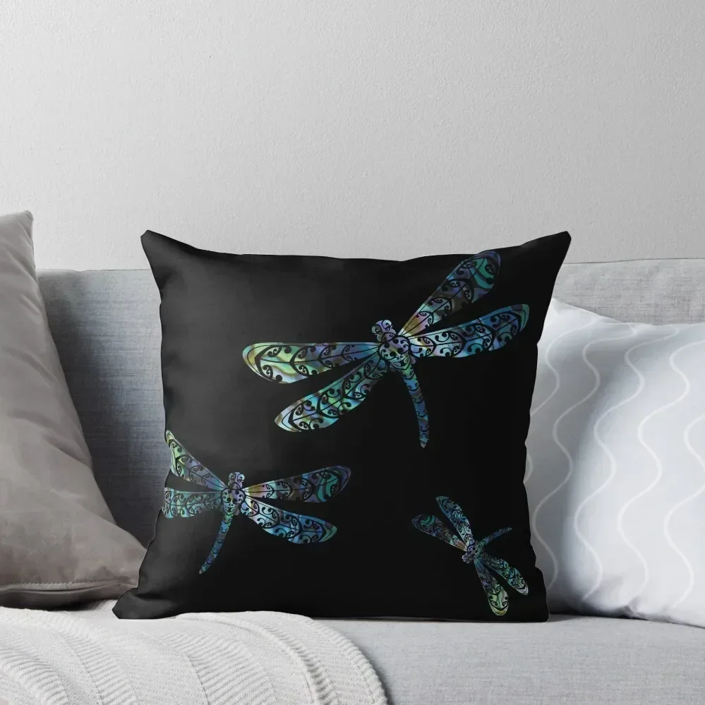

Dragonfly Throw Pillow pillow pillowcase Sofa Cushions Covers sleeping pillows Marble Cushion Cover pillow