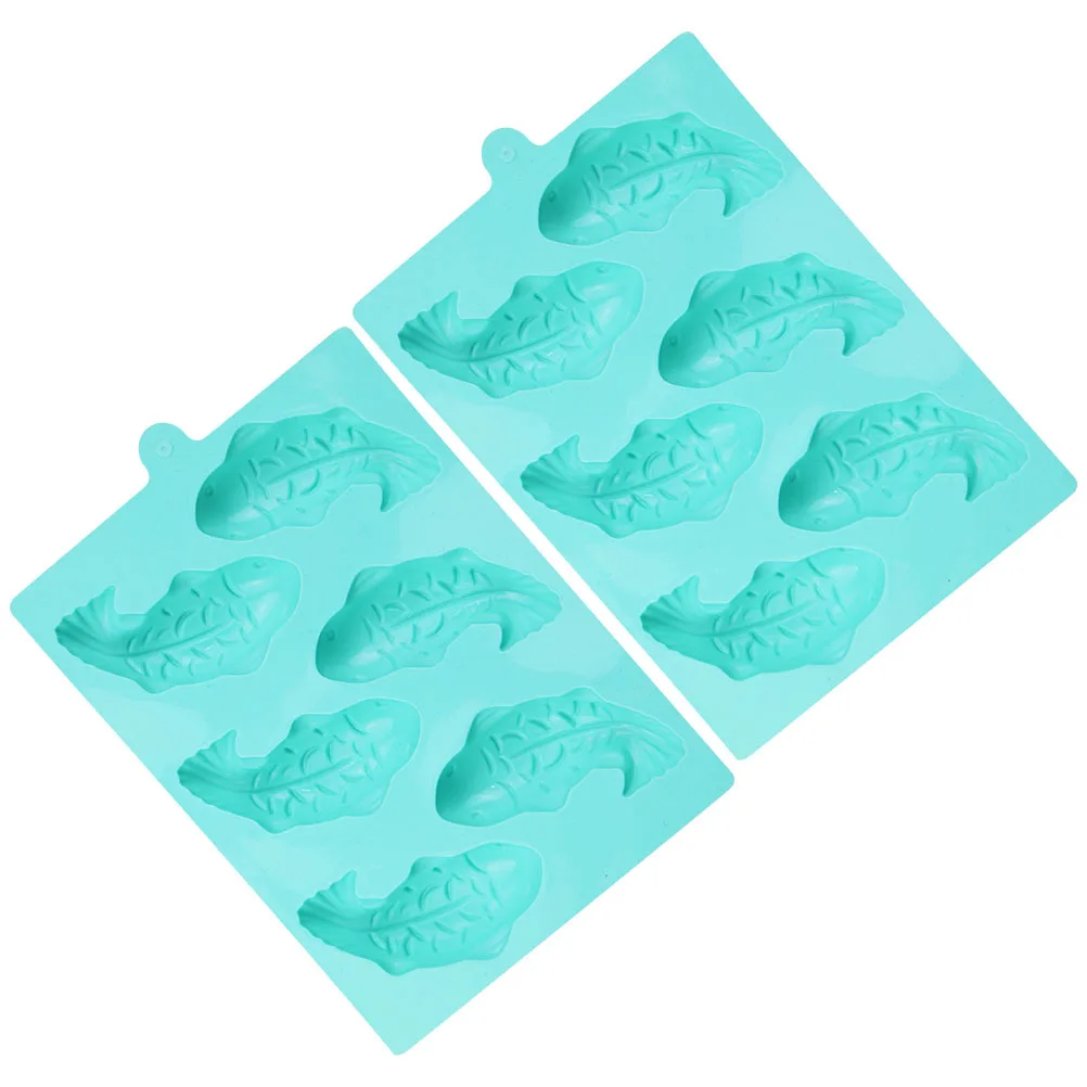 

2Pcs Carp Silicone Cake Mold Nonstick DIY Baking Molds Dessert Gift Carp Silicone Kitchen Supplies Cake Baking Molds
