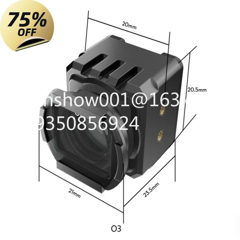 155 ° filter for augmented lens O4 Lite lens, through the machine