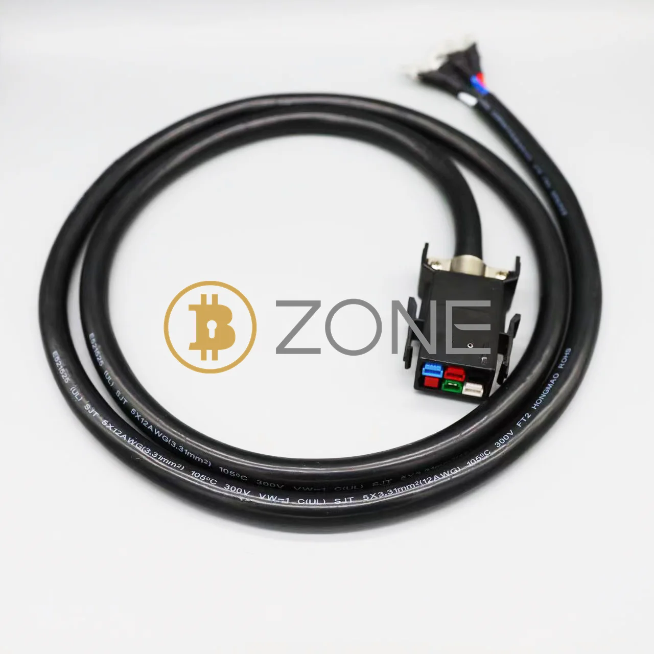 Antminer T21 380V Power Wire Cable Power Extension Cord 4*3.31mm 5000W For Bitmain T21 P33 Power Cord