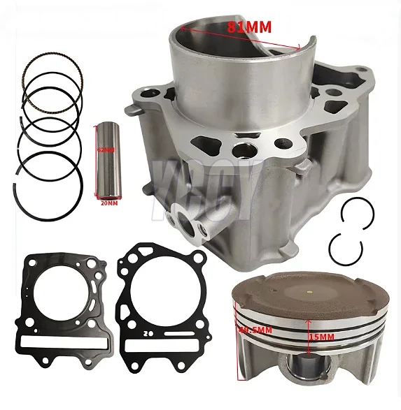 81MM 400CC Motorcycle Engine Cylinder Kit Piston Rings Gasket Engine Parts for SUZUKI AN400 Burgman400 AN Burgman 400 2007-2024
